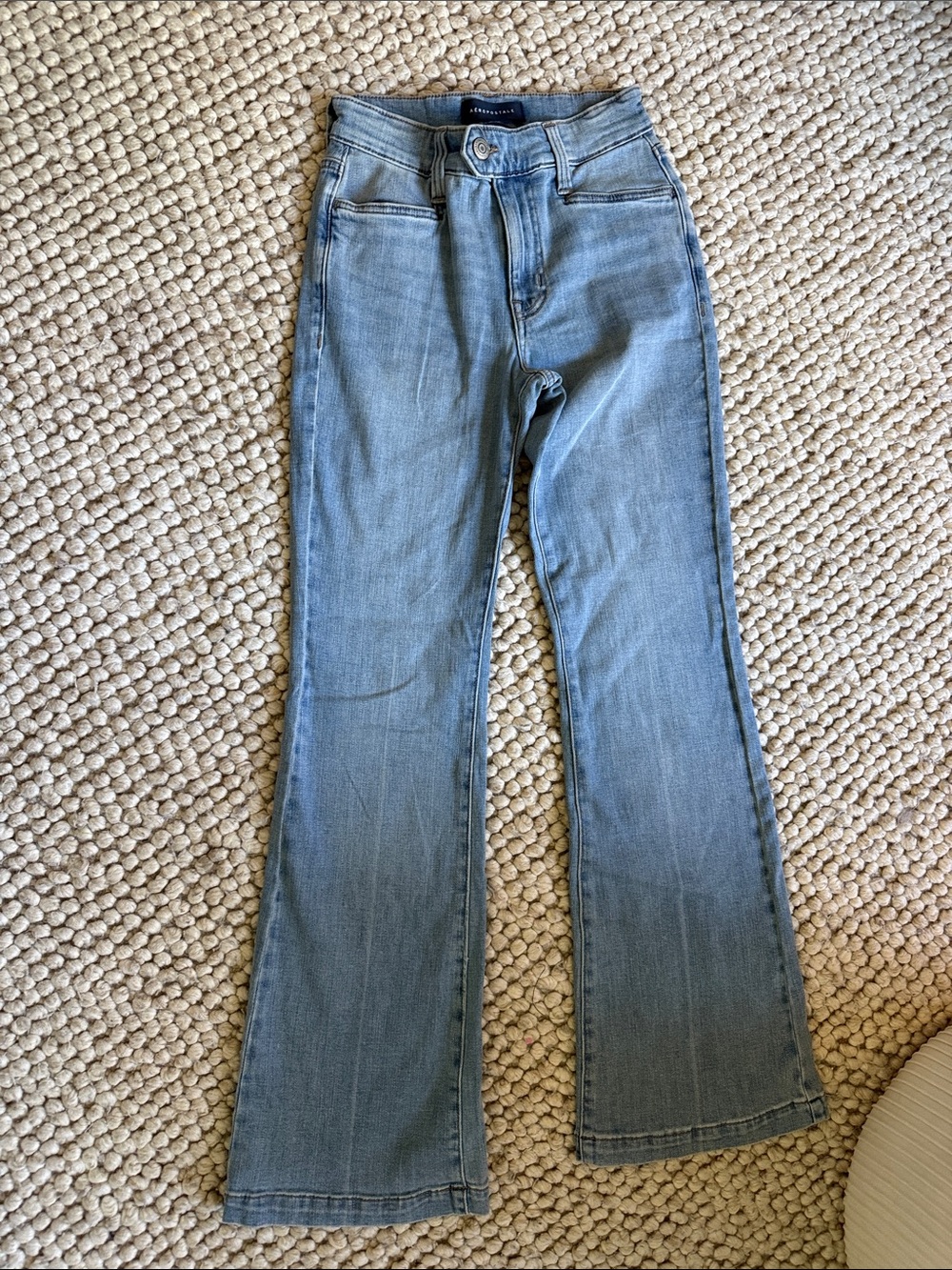 Aeropostale Light Blue Flare Jeans.